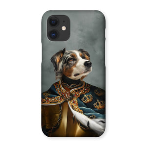 The Royal Knight: Custom Pet Phone Case - Paw & Glory - Dog Portraits - Pet Portraits