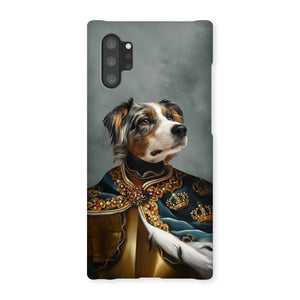 The Royal Knight: Custom Pet Phone Case - Paw & Glory - Dog Portraits - Pet Portraits