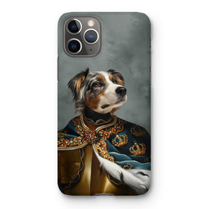 The Royal Knight: Custom Pet Phone Case - Paw & Glory - Dog Portraits - Pet Portraits