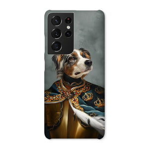 The Royal Knight: Custom Pet Phone Case - Paw & Glory - Dog Portraits - Pet Portraits