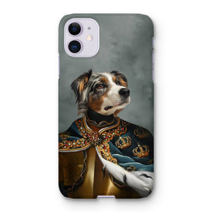 The Royal Knight: Custom Pet Phone Case - Paw & Glory - Dog Portraits - Pet Portraits