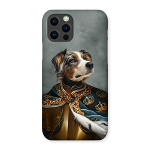 The Royal Knight: Custom Pet Phone Case - Paw & Glory - Dog Portraits - Pet Portraits