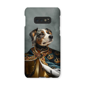 The Royal Knight: Custom Pet Phone Case - Paw & Glory - Dog Portraits - Pet Portraits