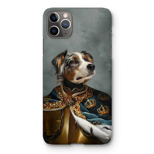 The Royal Knight: Custom Pet Phone Case - Paw & Glory - Dog Portraits - Pet Portraits