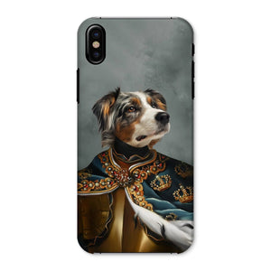 The Royal Knight: Custom Pet Phone Case - Paw & Glory - Dog Portraits - Pet Portraits