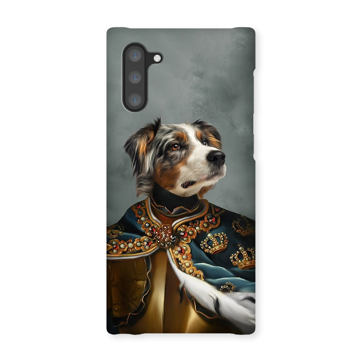 The Royal Knight: Custom Pet Phone Case - Paw & Glory - Dog Portraits - Pet Portraits