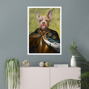 The Royal Knight: Custom Pet Poster - Paw & Glory - Dog Portraits - Pet Portraits