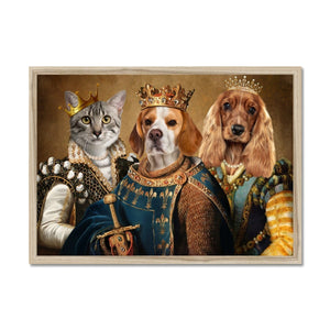 The Royals: Custom Pet Portrait - Paw & Glory - Dog Portraits - Pet Portraits