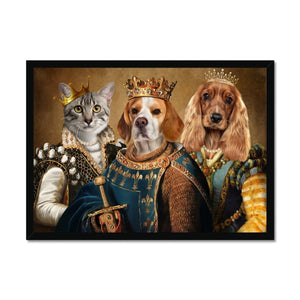 The Royals: Custom Pet Portrait - Paw & Glory - Dog Portraits - Pet Portraits