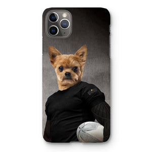 The Rugby Player: Custom Pet Phone Case - Paw & Glory - Dog Portraits - Pet Portraits