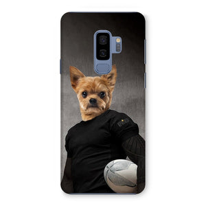 The Rugby Player: Custom Pet Phone Case - Paw & Glory - Dog Portraits - Pet Portraits