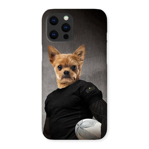 The Rugby Player: Custom Pet Phone Case - Paw & Glory - Dog Portraits - Pet Portraits