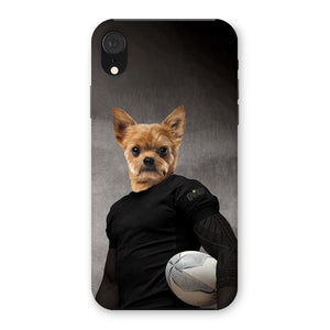 The Rugby Player: Custom Pet Phone Case - Paw & Glory - Dog Portraits - Pet Portraits