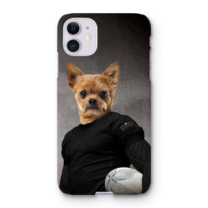 The Rugby Player: Custom Pet Phone Case - Paw & Glory - Dog Portraits - Pet Portraits