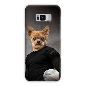 The Rugby Player: Custom Pet Phone Case - Paw & Glory - Dog Portraits - Pet Portraits