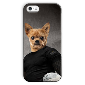 The Rugby Player: Custom Pet Phone Case - Paw & Glory - Dog Portraits - Pet Portraits