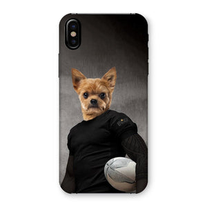 The Rugby Player: Custom Pet Phone Case - Paw & Glory - Dog Portraits - Pet Portraits