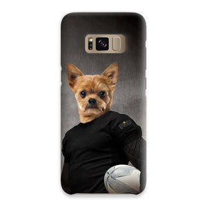 The Rugby Player: Custom Pet Phone Case - Paw & Glory - Dog Portraits - Pet Portraits