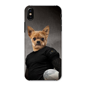 The Rugby Player: Custom Pet Phone Case - Paw & Glory - Dog Portraits - Pet Portraits