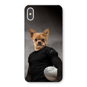 The Rugby Player: Custom Pet Phone Case - Paw & Glory - Dog Portraits - Pet Portraits