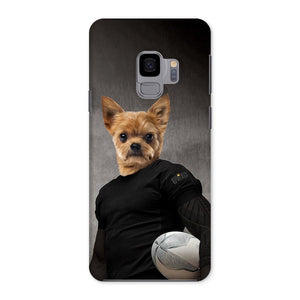 The Rugby Player: Custom Pet Phone Case - Paw & Glory - Dog Portraits - Pet Portraits