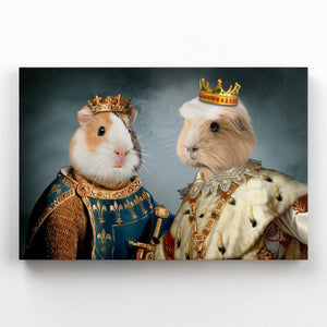 The Rulers: Animal Art Canvas - Paw & Glory - Dog Portraits - Pet Portraits