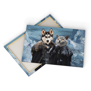 The Rulers (GOT Inspired): Custom Pet Canvas - Paw & Glory - Dog Portraits - Pet Portraits