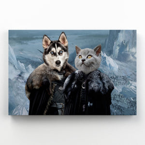 The Rulers (GOT Inspired): Custom Pet Canvas - Paw & Glory - Dog Portraits - Pet Portraits