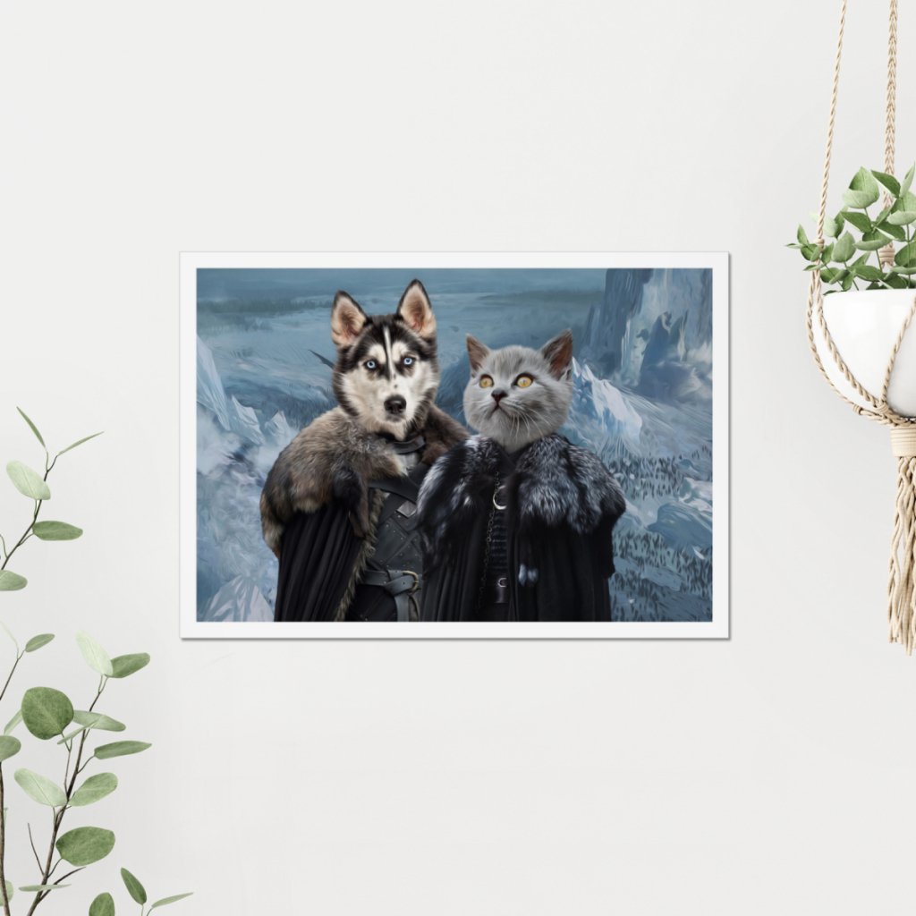 The Rulers (GOT Inspired): Custom Pet Poster - Paw & Glory - Dog Portraits - Pet Portraits