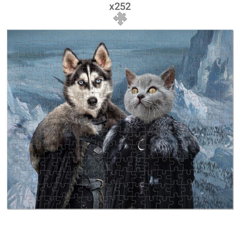 The Rulers (GOT Inspired): Custom Pet Puzzle - Paw & Glory - Dog Portraits - Pet Portraits