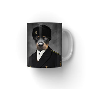 The Russian Cadet: Custom Pet Coffee Mug - Paw & Glory - Dog Portraits - Pet Portraits