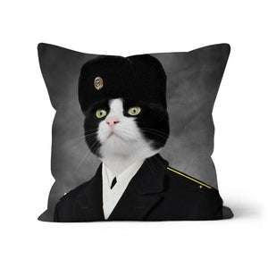 The Russian Cadet: Custom Pet Pillow - Paw & Glory - Dog Portraits - Pet Portraits