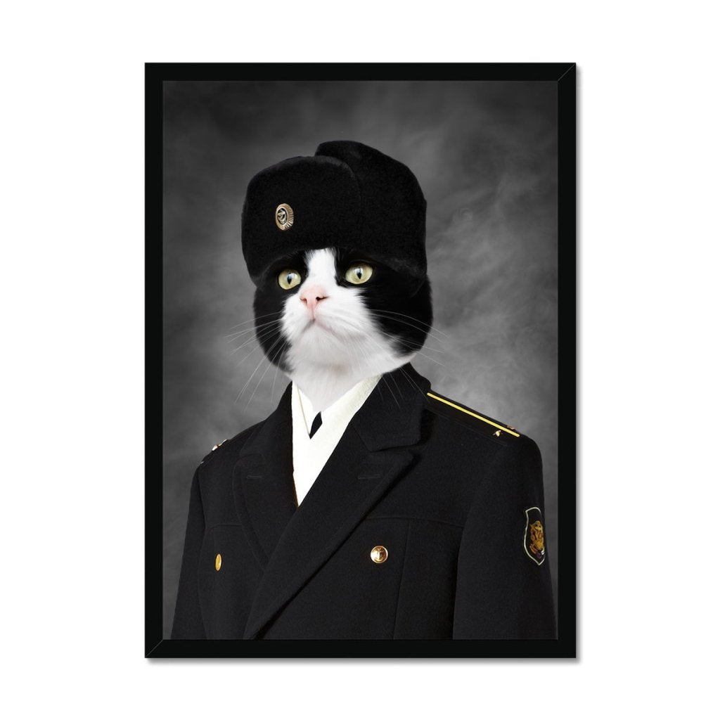 The Russian Cadet: Custom Pet Portrait - Paw & Glory - Dog Portraits - Pet Portraits