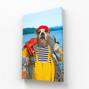 The Sailor: Custom Pet Canvas - Paw & Glory - Dog Portraits - Pet Portraits