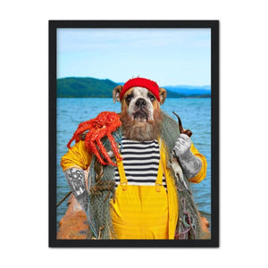 The Sailor: Custom Pet Portrait - Paw & Glory - Dog Portraits - Pet Portraits