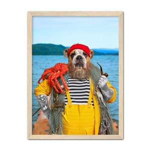 The Sailor: Custom Pet Portrait - Paw & Glory - Dog Portraits - Pet Portraits