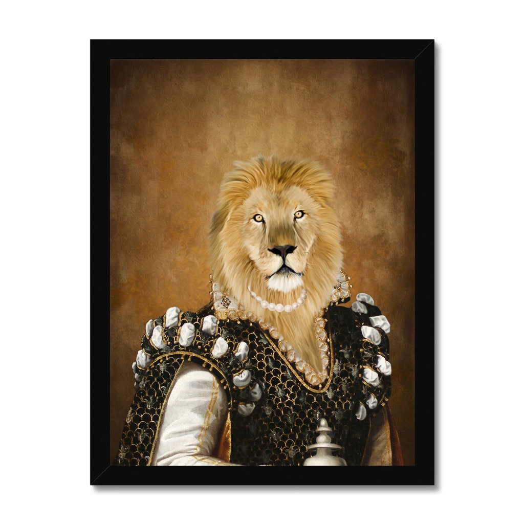 The Savant: Animal Art Framed Portrait - Paw & Glory - Dog Portraits - Pet Portraits