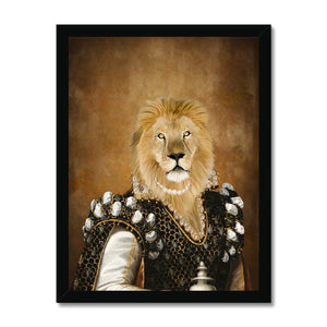 The Savant: Animal Art Framed Portrait - Paw & Glory - Dog Portraits - Pet Portraits