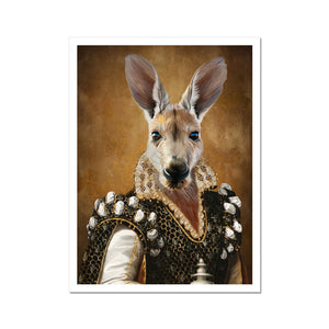 The Savant: Animal Art Poster - Paw & Glory - Dog Portraits - Pet Portraits