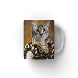 The Savant: Custom Pet Coffee Mug - Paw & Glory - Dog Portraits - Pet Portraits