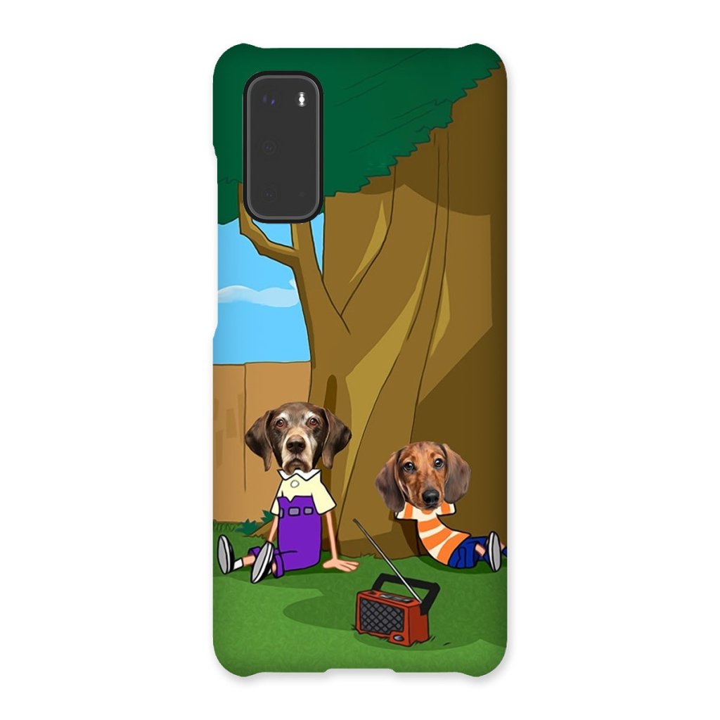 The Schemers (Phineas and Ferb Inspired): Custom Pet Phone Case - Paw & Glory - Dog Portraits - Pet Portraits