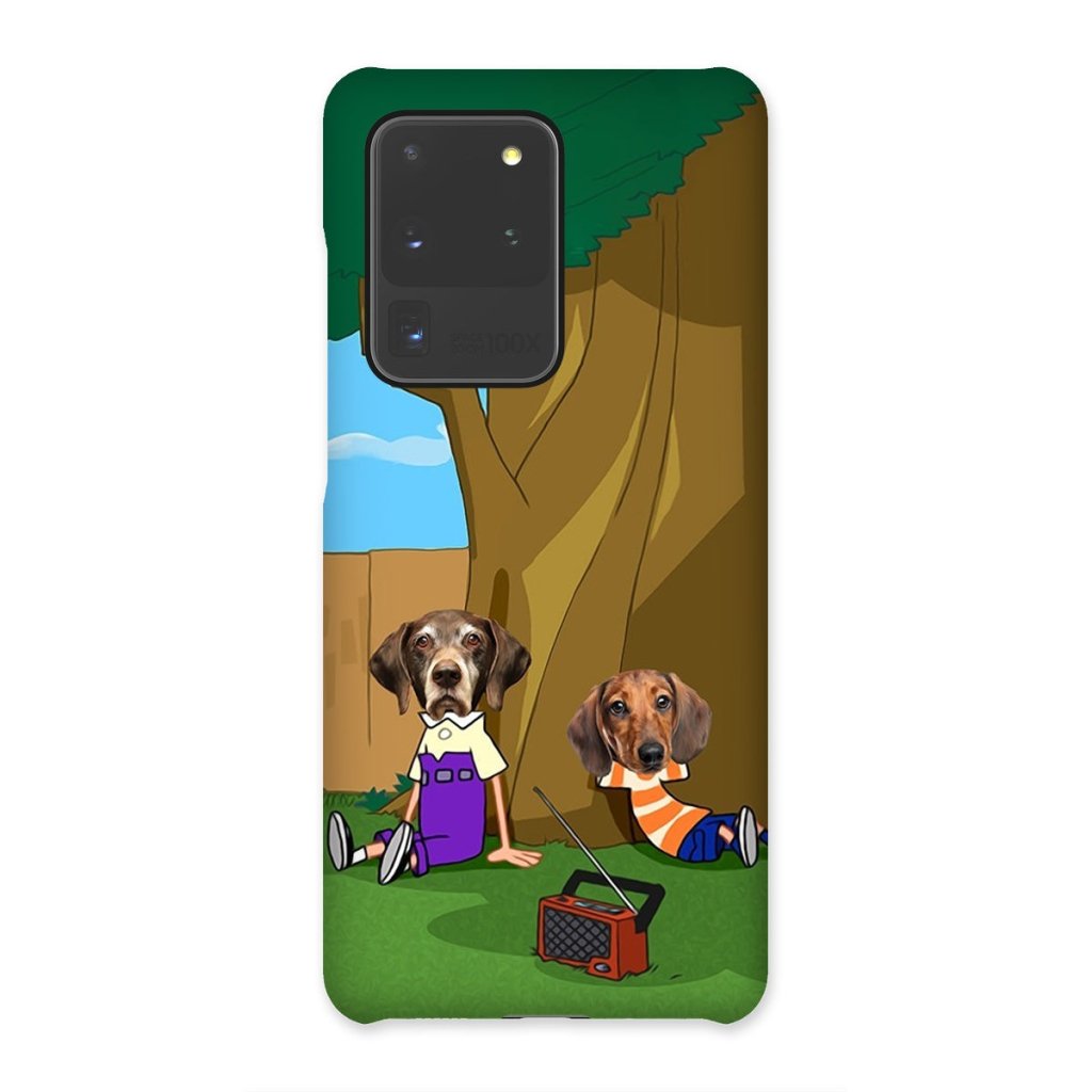 The Schemers (Phineas and Ferb Inspired): Custom Pet Phone Case - Paw & Glory - Dog Portraits - Pet Portraits