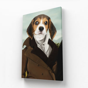 The Scholar: Custom Pet Canvas - Paw & Glory - Dog Portraits - Pet Portraits