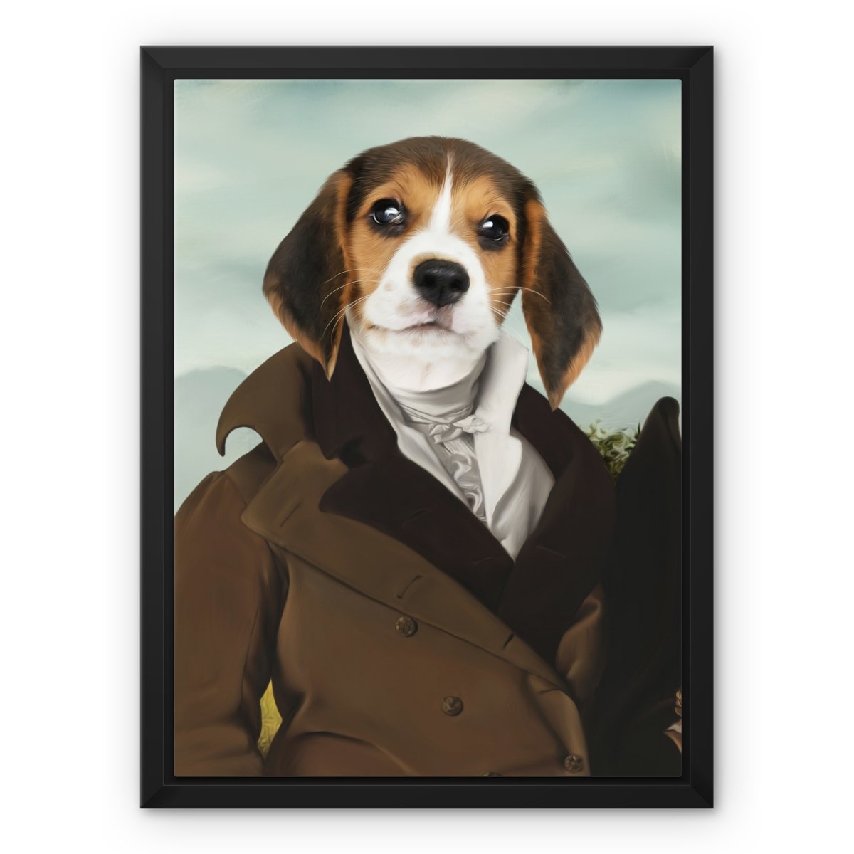 The Scholar: Custom Pet Canvas - Paw & Glory - Dog Portraits - Pet Portraits