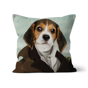 The Scholar: Custom Pet Pillow - Paw & Glory - Dog Portraits - Pet Portraits