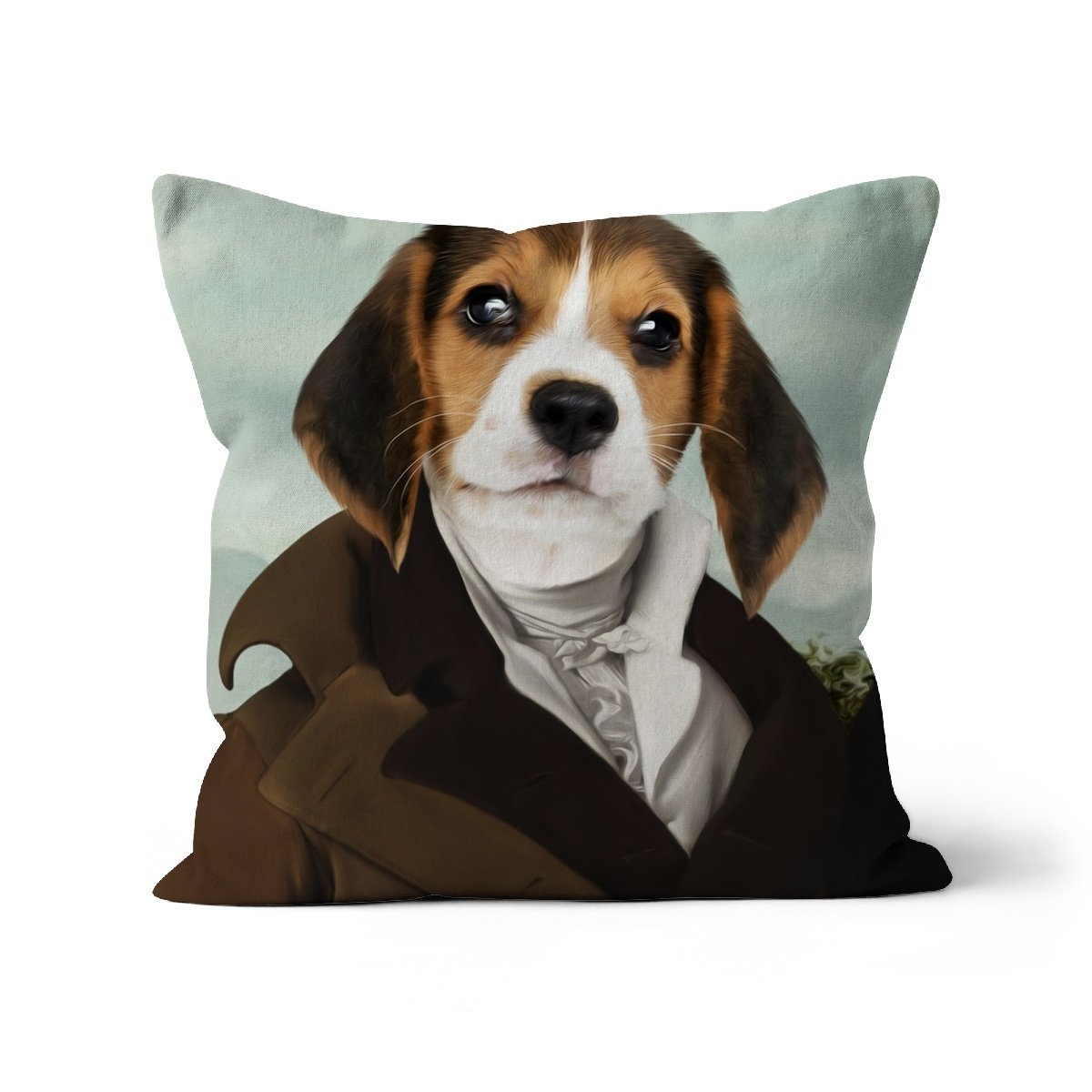 The Scholar: Custom Pet Pillow - Paw & Glory - Dog Portraits - Pet Portraits