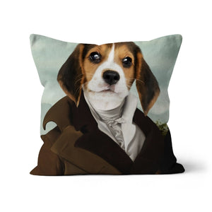 The Scholar: Custom Pet Pillow - Paw & Glory - Dog Portraits - Pet Portraits