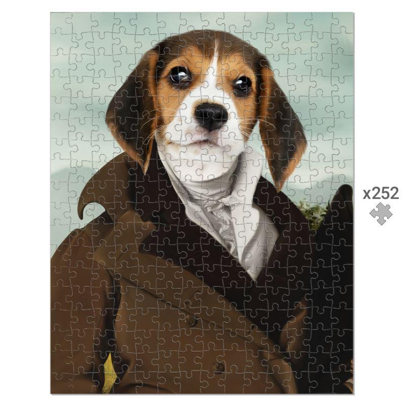 The Scholar: Custom Pet Puzzle - Paw & Glory - Dog Portraits - Pet Portraits