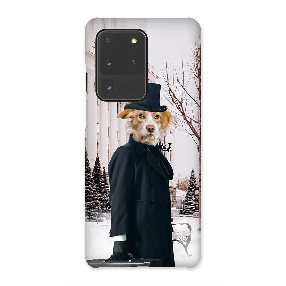 The Scrooge: Custom Pet Phone Case - Paw & Glory - Dog Portraits - Pet Portraits