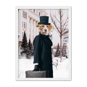 The Scrooge: Custom Pet Portrait - Paw & Glory - Dog Portraits - Pet Portraits